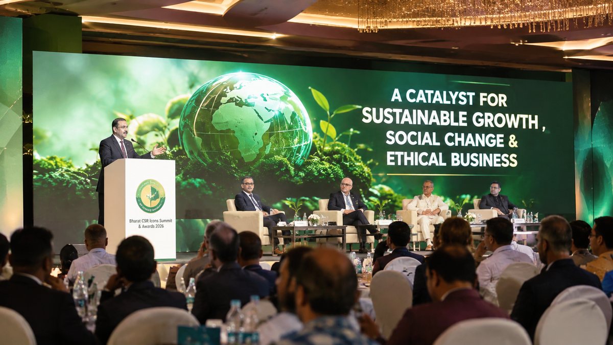 Bharat CSR Icons Summit stage — a catalyst for sustainable growth, social change and ethical business